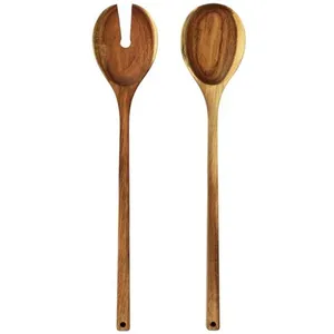 Couverts de Service Acacia 36cm Marron pas cher