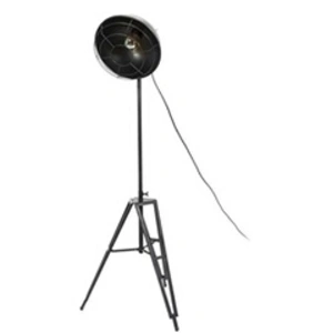 Lampadaire industriel 40x40x124 cm en fer noir pas cher