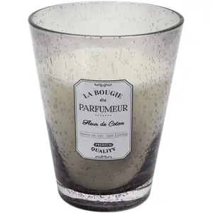 Comparateur de prix : Non communiqué Home Deco Factory - Bougie parfumée Fleur de coton grise - 125h T.U