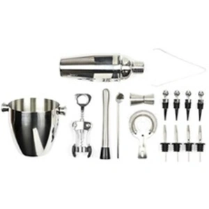 3S. x Home Set A Cocktail 16 Accessoires en Métal pas cher