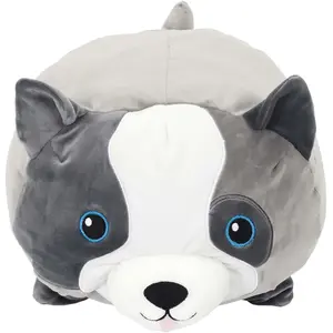 The Concept Factory - Peluche Coussin Chien Gris Home Deco Kids pas cher