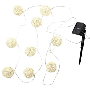 Comparateur de prix : THE HOME DECO FACTORY Guirlande Lumineuse - PARIS PRIX - Solaire - 165cm - Beige - Extérieur