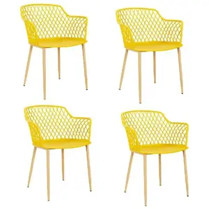 PARIS PRIX Chaises d'extérieur The home deco factory MALAGA X4 pas cher