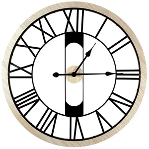 BESA Horloge Silencieuse Bois Et Metal D70cm Jack M4 pas cher