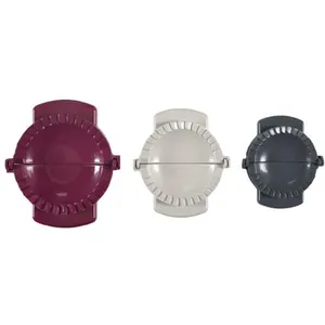 Non communiqué Lot de 3 Moules à Chaussons Raviolis 10cm Multicolore pas cher