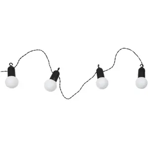 Guirlande Solaire Ampoules Blanches 20 Leds