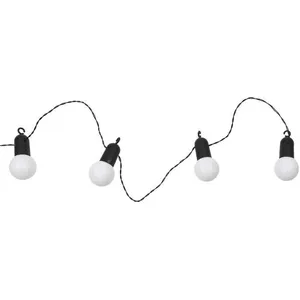 CMP Guirlande Lumineuse dExtérieur 20 Ampoules Blanches LEDS - Longueu...