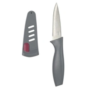 Non communiqué Couteau d'Office Avec Aiguiseur Allure 21cm Gris pas cher