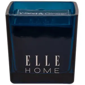 Wood & Ginger - Bougie Parfumée-215gr ELLE Home pas cher