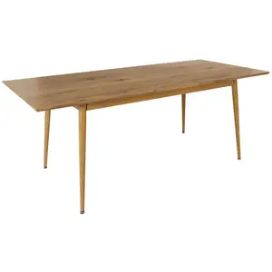 Comparateur de prix : HOME DECO FACTORY Table à Manger Extensible "Paxton" 160-210cm Naturel