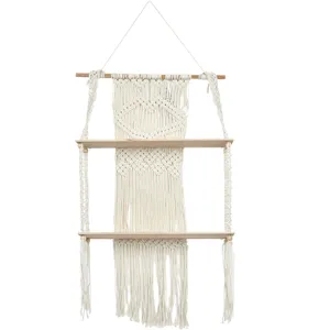 Comparateur de prix : HOME DECO FACTORY - HD0178 - Etagere Deco Double Boho