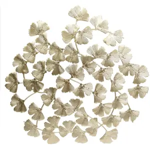 The Home Deco Factory - Décoration murale fleurs en métal doréVendu paramazon