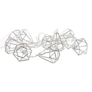 The Home Deco Light - Guirlande lumineuse diamants en métal 10 leds ar... pas cher