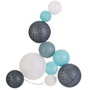 The Home Deco Light - Guirlande lumineuse boules colorées 10 leds mult...