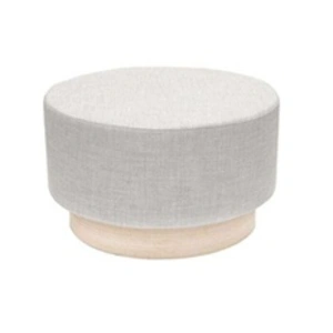 Comparateur de prix : HOME DECO FACTORY HD6368 Pouf, Bois, Gris Clair, 60x60x35 cm