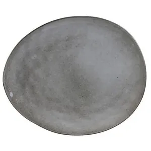 Comparateur de prix : HOME DECO FACTORY Assiette plate galet gris
