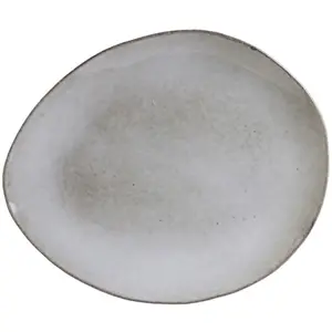 Comparateur de prix : Home Deco Factory Assiette À Dessert Galet Gris