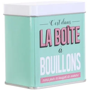 AC-DÉCO La Boite A - Boite de conservation La boite à bouillons pas cher