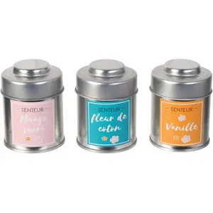 COSMETIC CLUB The Candle Factory - Coffret 3 bougies Sweet candles pas cher