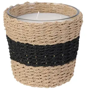 Home Deco Factory - Bougie parfumée Ambre modèle aléatoire - 3 mèches ... pas cher