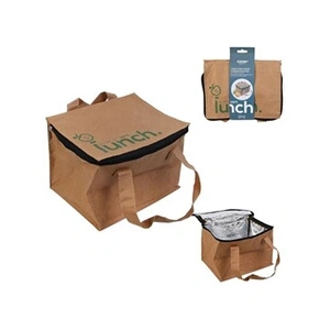 TOTALLY ADDICT Lunch Bag Kraft - Sac Repas - Isotherme - 22x16x17,5 cm - Eco Concept pas cher
