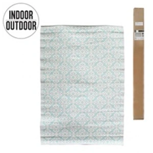 HOME DÉCO FACTORY Tapis polypropylène - 120 x 180 cm - Turquoise
