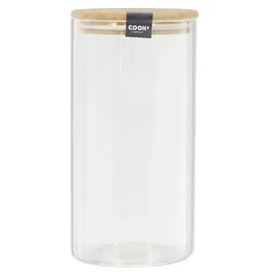 Comparateur de prix : Bocal COOK CONCEPT en verre et bambou 1.2l