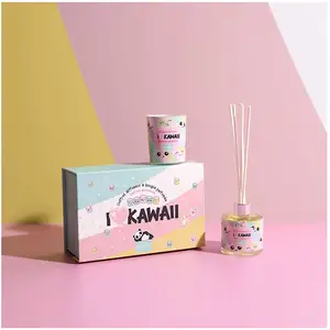 Bougie Parfumee Et Diffuseur Coffret Kawaii pas cher