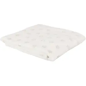 Comparateur de prix : HOME DECO KIDS Plaid phosphorescent en polyester Etoiles 120 x 150 cm Blanc