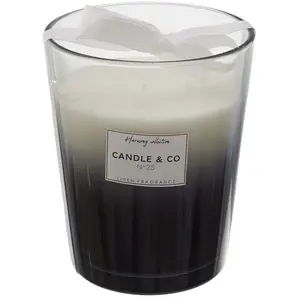 Comparateur de prix : The Home Deco Factory - Maxi bougie parfumée vase noir Harmony 16 cm