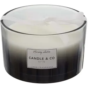 Comparateur de prix : THE HOME DECO FACTORY Bougie parfumée 3 mèches Harmony 13 cm