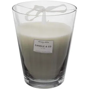 Comparateur de prix : Home Deco Factory - Bougie parfumée Harmony grise - 18.7x23.3x18.7 cm T.U