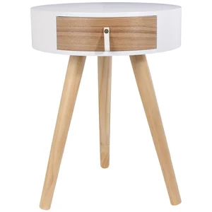 The Home Deco Factory - Chevet en bois scandinave Nora pas cher