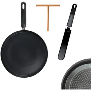 Comparateur de prix : AC-DÉCO Lily Cook - Crêpière tous feux dont induction 28 cm avec ustensiles
