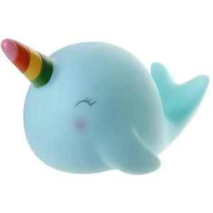 Comparateur de prix : HOME DECO KIDS LA11017 Veilleuse Baleine 21X13X13 cm, Plastique-PVC, Bleu, taille unique