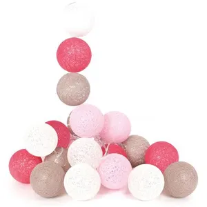 CMP Guirlande Boule 20 Led Nuance Rose TaupeVendu parcarrefour