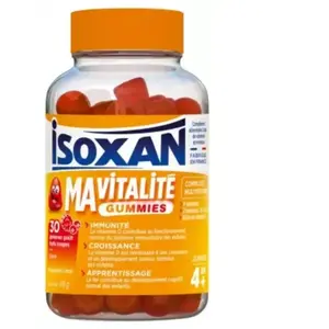 Comparateur de prix : Isoxan Ma vitalité des 4 ans - 30 gummies