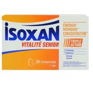 Isoxan Vitalité Sénior 20 comprimés pas cher