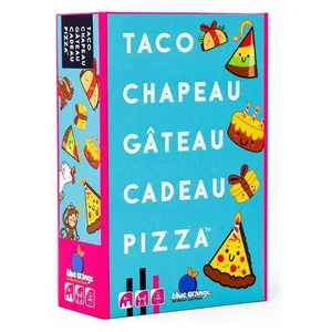 Comparateur de prix : BLUE ORANGE Taco Chapeau Gateau Cadeau Pizza - Jeu De Cartes Frénétique
