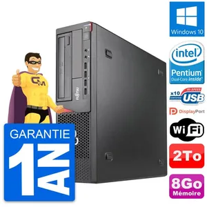 PC Fujitsu Esprimo E920 DT Intel G3220 RAM 8Go Disque 2To Windows 10 W... pas cher