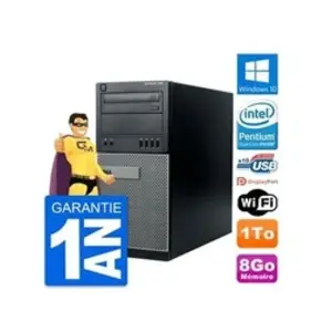 Dell Pc tour optiplex 790 mt intel g630 ram 8go disque dur 1to windows 10 wifi pas cher