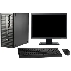 PC Tour HP 800 G1 Ecran 19" Intel G3220 RAM 16Go Disque 250Go Windows 10 Wifi pas cher