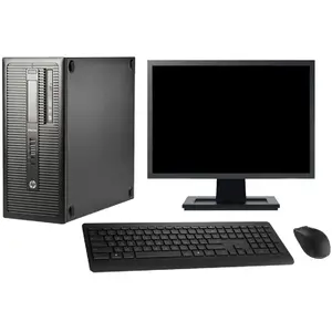 PC Tour HP 800 G1 Ecran 27" Intel G3220 RAM 8Go Disque 250Go Windows 1... pas cher