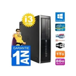 HP Compaq 6200 Pro SFF - i3-2120 - 8Go/1To pas cher