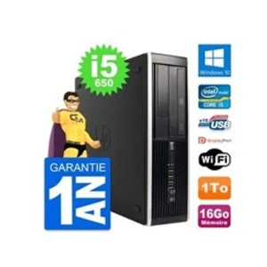 HP Pc 8100 elite sff intel core i5-650 ram 16go disque dur 1to windows 10... pas cher