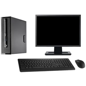 PC HP 400 G1 SFF Ecran 19 Intel G3220 RAM 4Go Disque 500Go Windows 10 Wifi pas cher