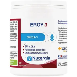 Comparateur de prix : Nutergia Ergy 3 180 capsules