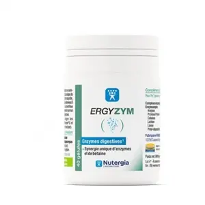 Comparateur de prix : Nutergia Ergyzym 40 gélules