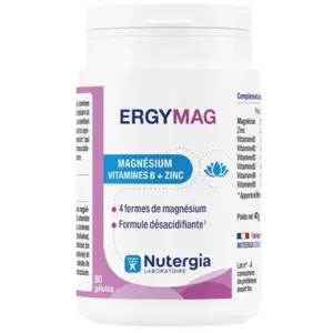 Comparateur de prix : Nutergia Ergymag Magnésium 90 gélules