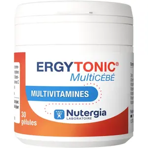 NUTERGIA Ergytonic Multicébé Multivitamines x30 gélules pas cher